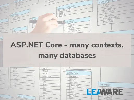 ASP.NET Core: multiple contexts and databases