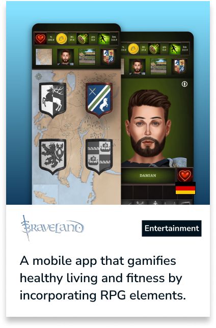 Braveland: health in an RPG style, built with Flutter