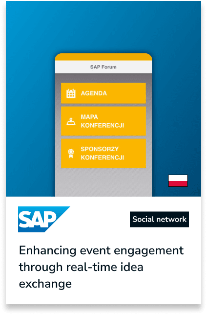 SAP Forum App: live exchange of ideas