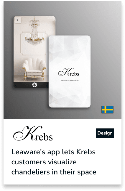 Digital chandelier try-ons for Krebs