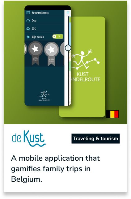 Gamifying family trips along the Belgian coast