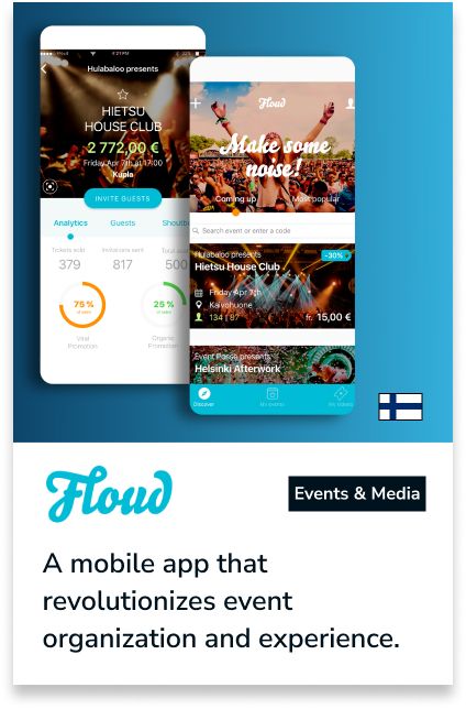 Floud: mobile ticketing and event promotion in one app