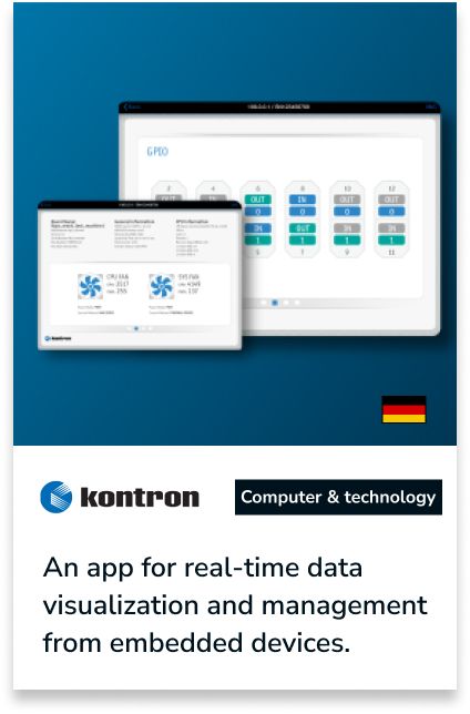 Kontron: iOS app for managing embedded devices
