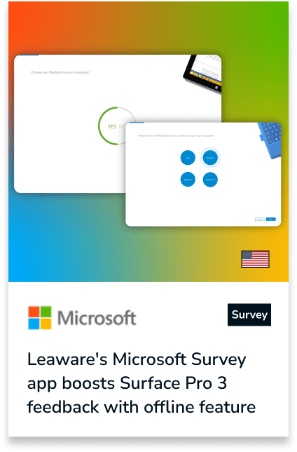 Microsoft Survey: secure offline surveys for Surface Pro 3