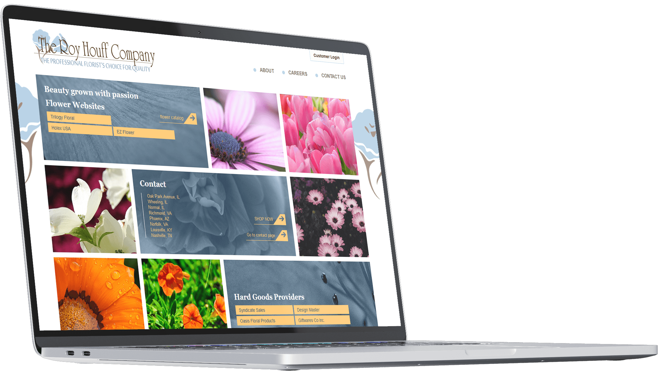 Online ordering 5x faster at The Roy Houff Company