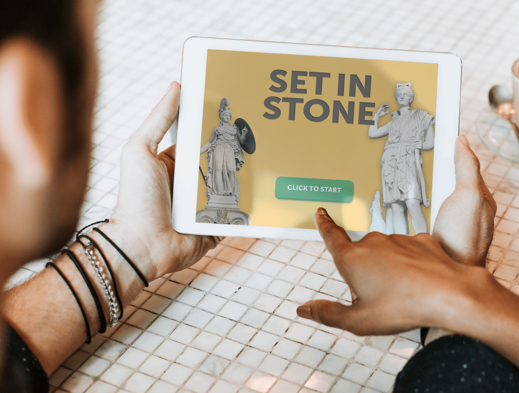 Set In Stone: creative interaction for the youngest visitors